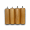 Pieds de sommier cylindriques bois naturel