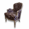 Fauteuil bergère Louis XV