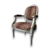 Fauteuil style Louis XVI 'Leopard'