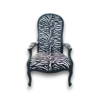 Fauteuil Voltaire zébré